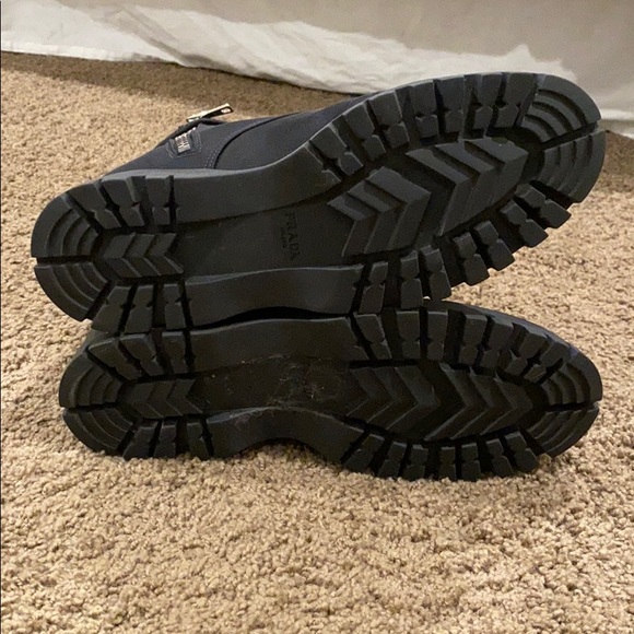 Prada Nylon Combat Boots Sold Out size 7 Excellent - Picture 12 of 16